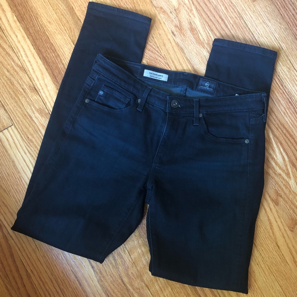 AG Stevie Slim Straight Ankle (dark wash)